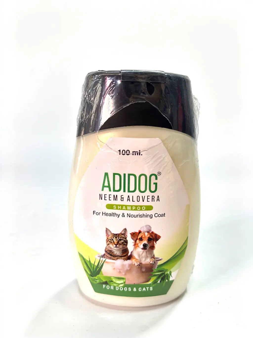 Adidog Neem and Aloe Vera 100ml Dog and Cat Shampoo Amanpetshop-