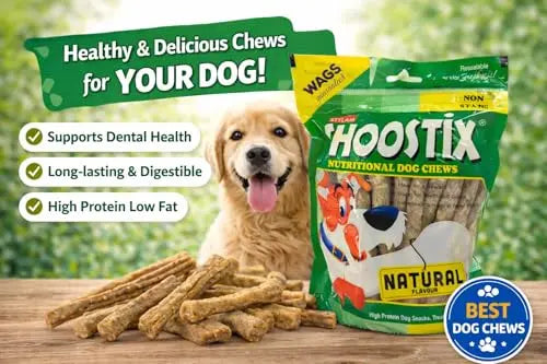 Choostix Natural Dog Treat, 450g (Pack of 2) CHOOSTIX