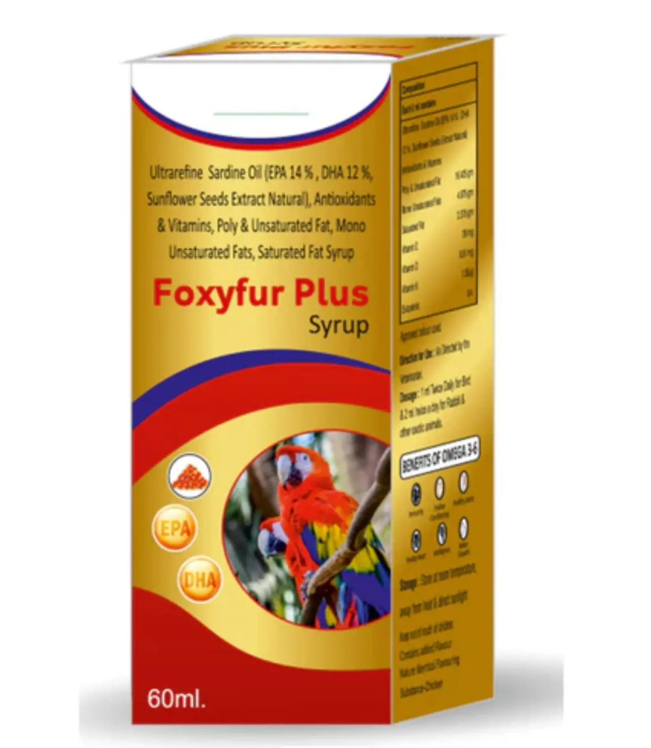 Foxyfur plus 60ml Amanpetshop-