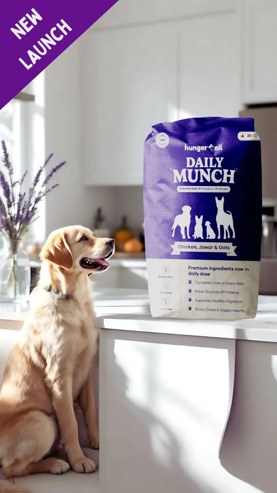 Hunger tail daily munch 20kg Amanpetshop-