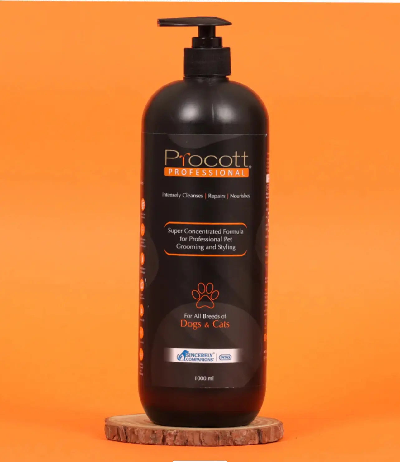 Intas Procott Professional Shampoo for Dogs and Cats 1litre Amanpetshop-