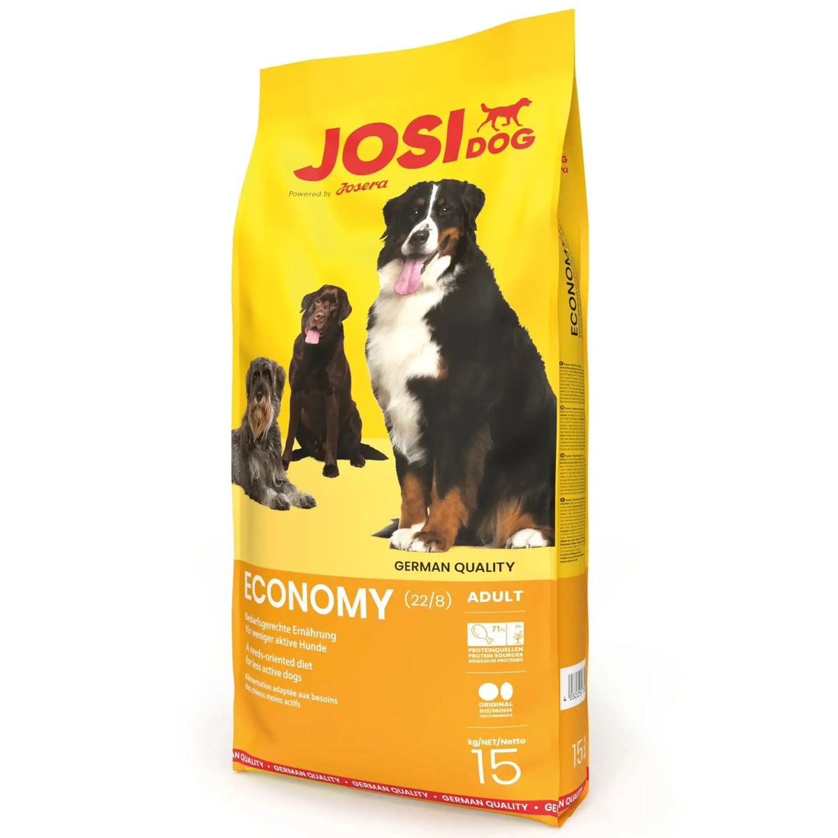 Josera JosiDog Economy (15Kg) Premium Dry Dog Food for Adults – Crunchy, Chewy, and Ideal for Summers Josera