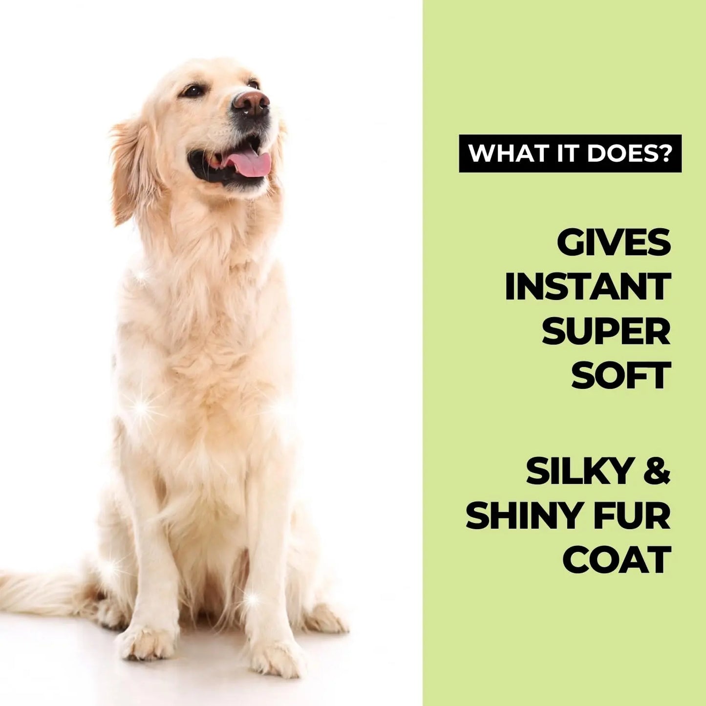 Moe Puppy 2-in-1 Dog Shampoo & Conditioner | Deshedding & Detangling for Long or Double Coat | Aloe Vera & Avocado Oil | Remove Odor & Dirt | Long-Lasting Freshness, pH Balanced, Paraben-Free(300 ml) Moe Puppy