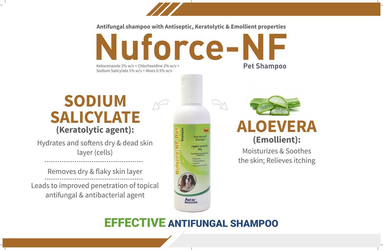Nuforce Nf pet shampoo pack of 2 200ml Amanpetshop