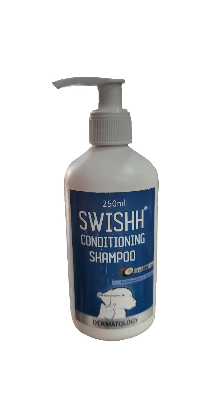 Swishh conditioning shampoo 250ml with coconut oil Amanpetshop-