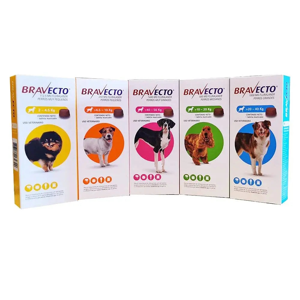 اقراص للكلاب بوزن 20-40 كجم 1000 مجم من برافيكتو العلامة التجارية: برافكتو