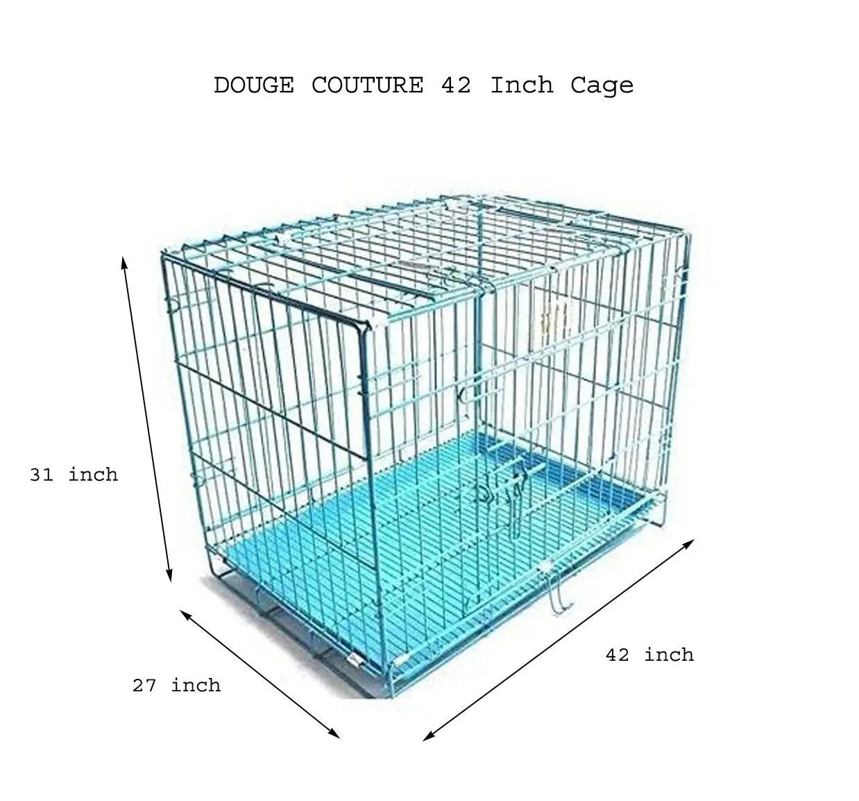 Adidog Dog Cage Imported 42 Inch Giant With Removable Tray 5 no. Amanpetshop