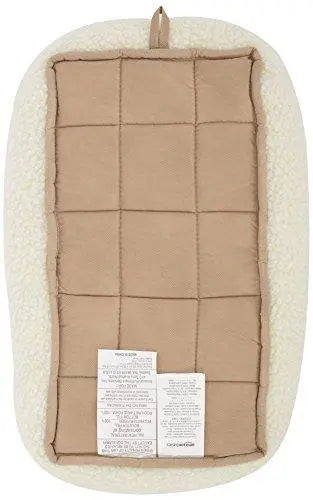 Adidog Padded Pet Bolster Bed - Small Size(21x12-inch) colour may vary AmazonBasics