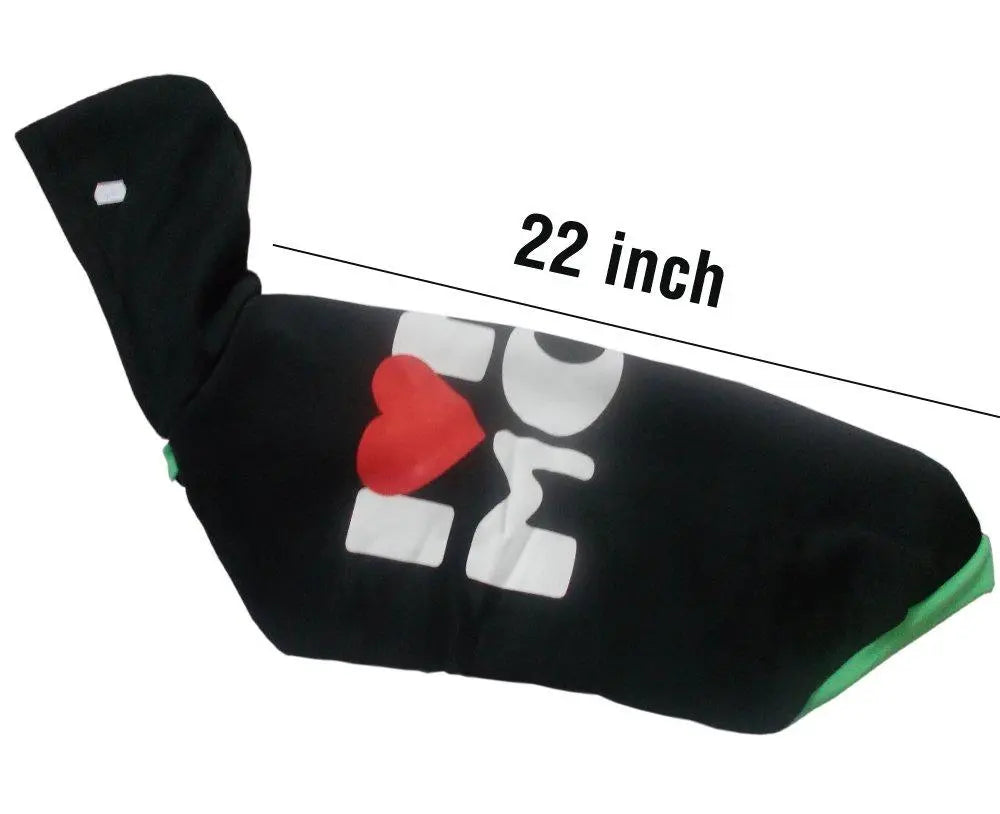 All4pets Dog Hoodies No. 22 (Color -Black) all4pets