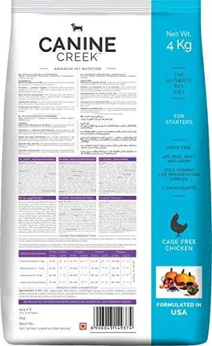 Canine Creek Starter Dry Dog Food, Ultra, 4 kg Amanpetshop