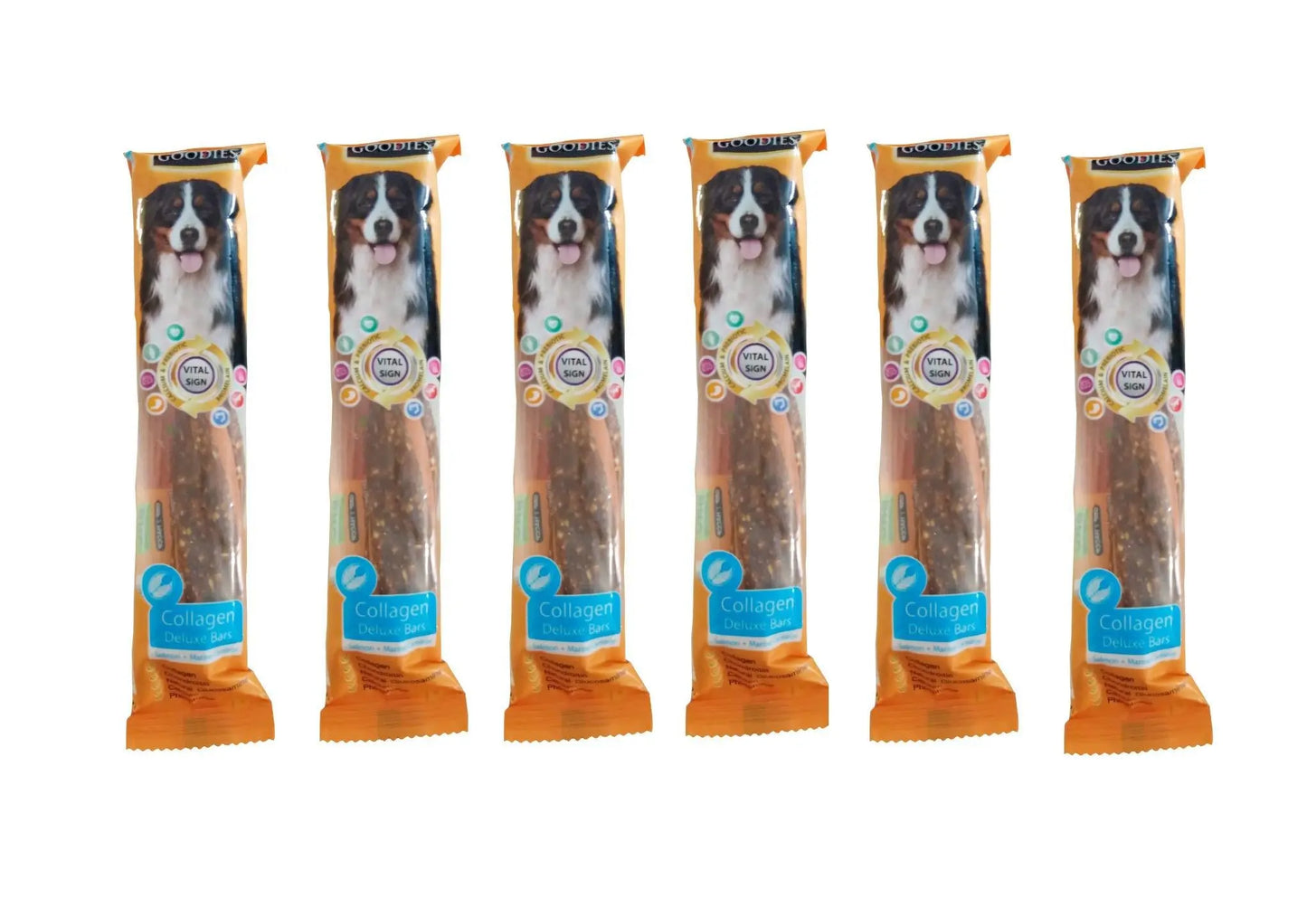 Goodies Collagen Deluxe Bar Chicken and Marine Cartilage Dog Treat 65g (Pack of 6) Amanpetshop
