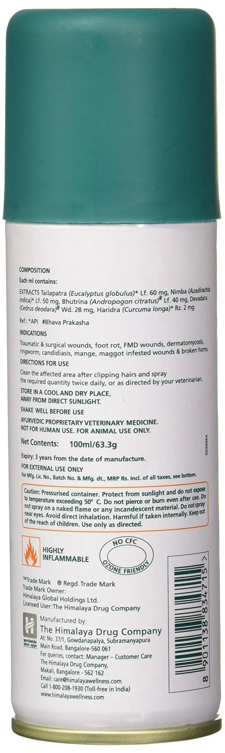 Himalaya Scavon Spray, 100 ml pack of 2 Amanpetshop