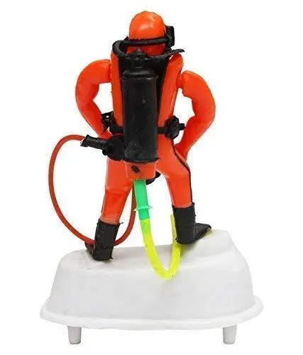 Jacky Treats Toy Scuba Diver Camera Man Aquarium Decorative Ornaments for Fish Tank for Air Bubbles Amanpetshop-