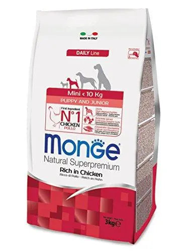 Monge Daily Line - Mini Puppy & Junior with Chicken 3 kg Amanpetshop