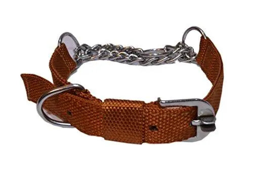 Dog collar sale chain and nylon