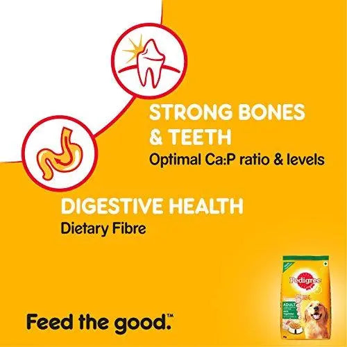 Pedigree Adult Dog Food Vegetarian, 3 kg Pack Pedigree