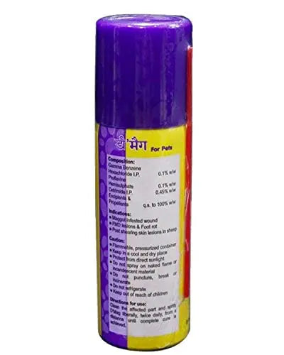 Pet Adda Intas D'mag Spray for Pets (120 ml), Pack of 1 Intas