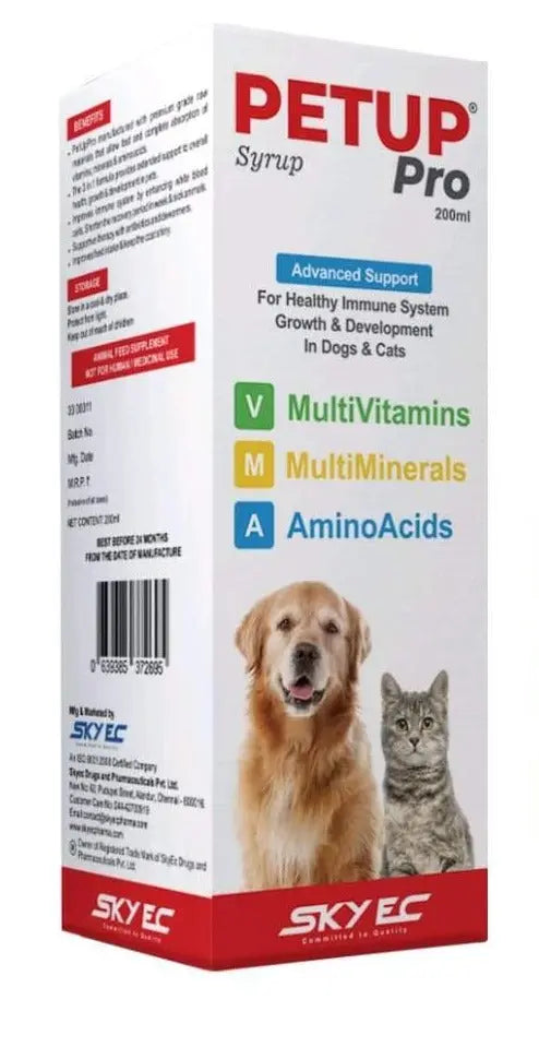 PetUp pro syrup for Dogs and Cats, 200 ml Amanpetshop