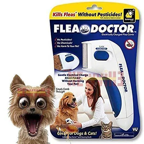 Professional Electric Flea Comb for Dogs, Cat Comb, Pet Comb for Ticks and Flea Amanpetshop