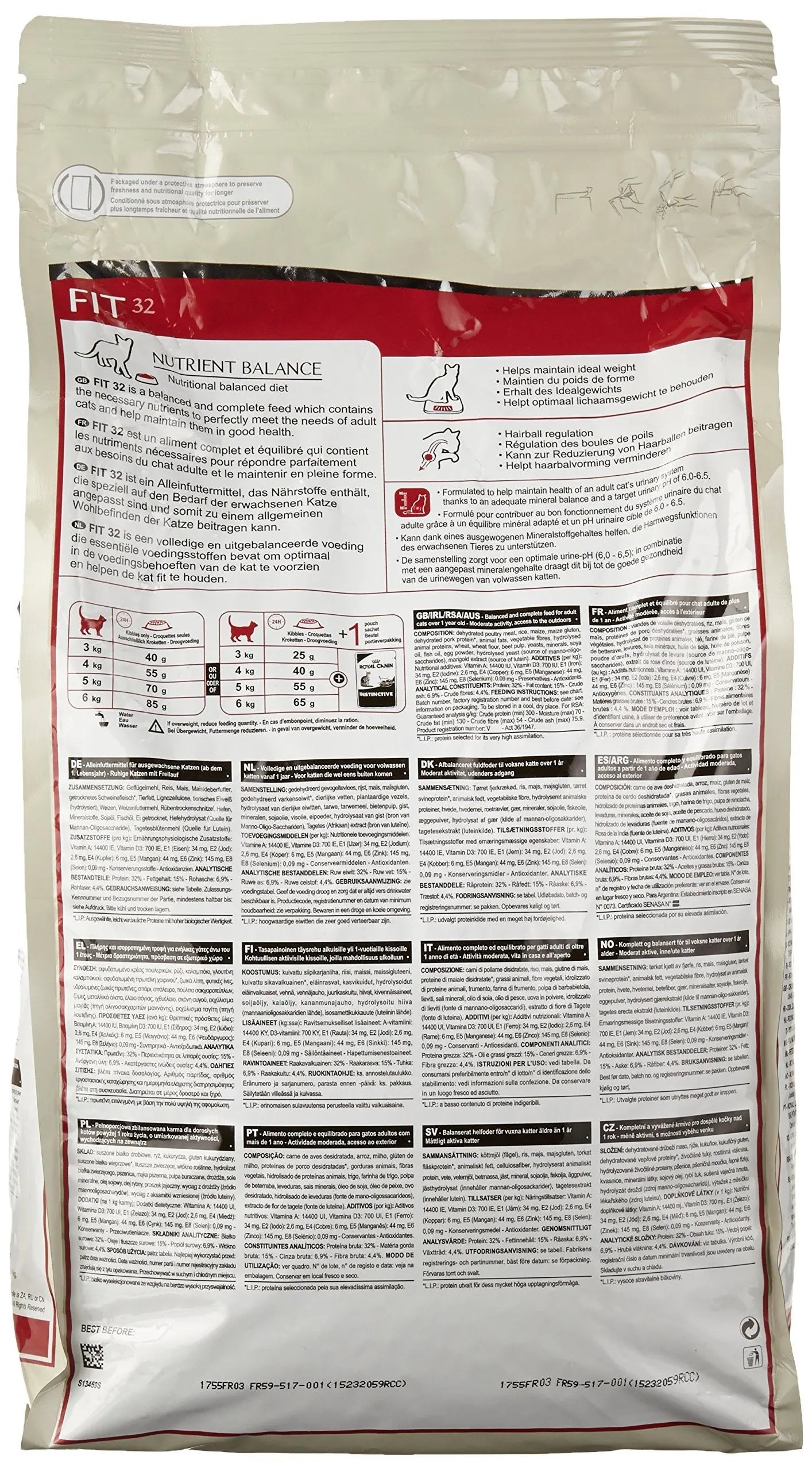 Royal Canin Regular Fit 32 Cat Food, 4 kg Amanpetshop