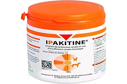 Rubenal Vetoquinol Ipakitine Renal Insufficiency Dogs and Cats, 180 g Amanpetshop-