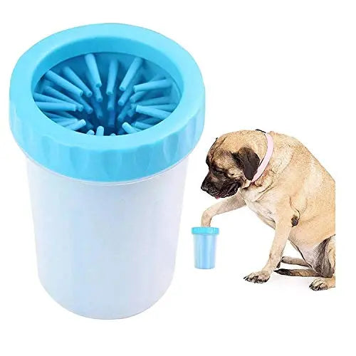 Dog Paw Cleaner,ALLYGOODS Portable Pet Feet Washer Cup Cleaners with Soft  Silicone Bristles Grooming Supplies for Medium Large Dogs Includes Bath