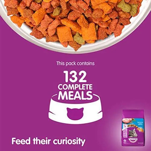 Whiskas Adult Dry Cat Food, Ocean Fish flavour 3 kg Pack Amanpetshop-