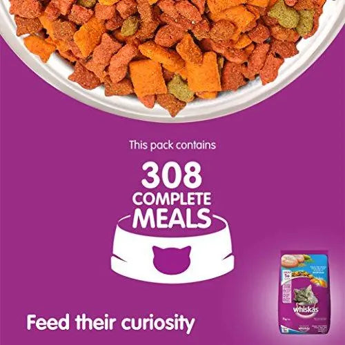 Whiskas Adult Dry Cat Food, Ocean Fish flavour  7 kg Pack Amanpetshop-