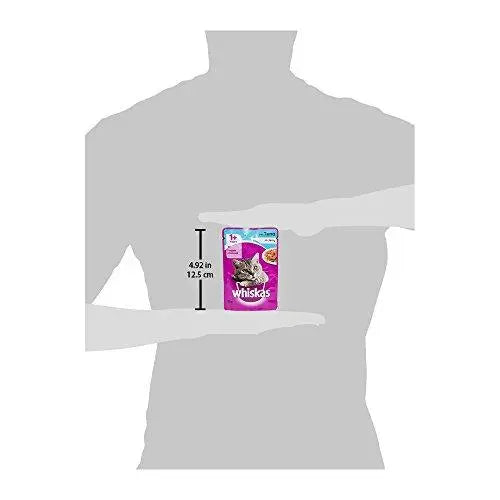 Whiskas Adult Wet Cat Food, Tuna in Jelly 85 g (1.02 kg, 12 Pouches) Amanpetshop-