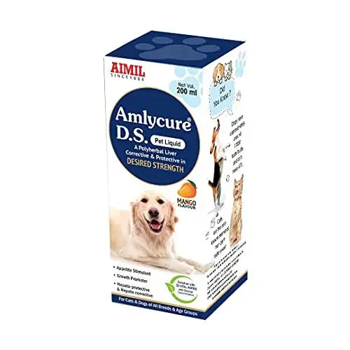 A Comprehensive Guide to Aimil Amlycure D.S Pet Liquid 200ml: Benefits, Uses, and Dosage Amanpetshop-