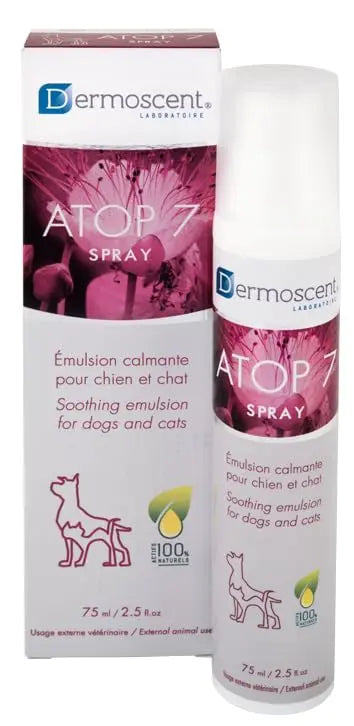 ATOP 7 Spray - Soothing Emulsion for Dogs & Cats of All Breeds and Ages - 75ml PETMATE YOUR PAW PARTNER