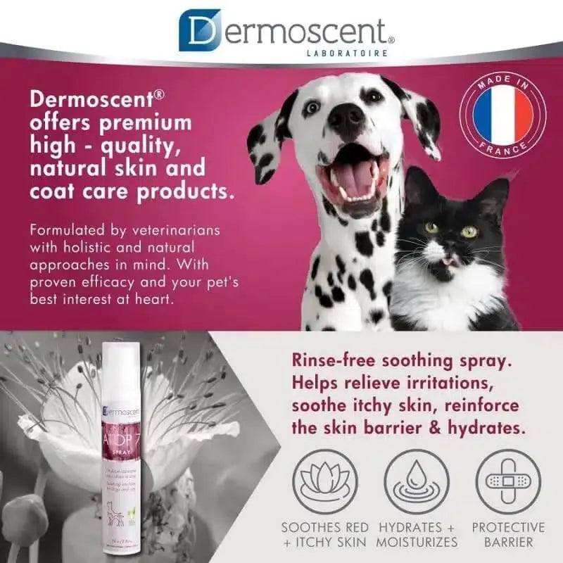 ATOP 7 Spray - Soothing Emulsion for Dogs & Cats of All Breeds and Ages - 75ml PETMATE YOUR PAW PARTNER