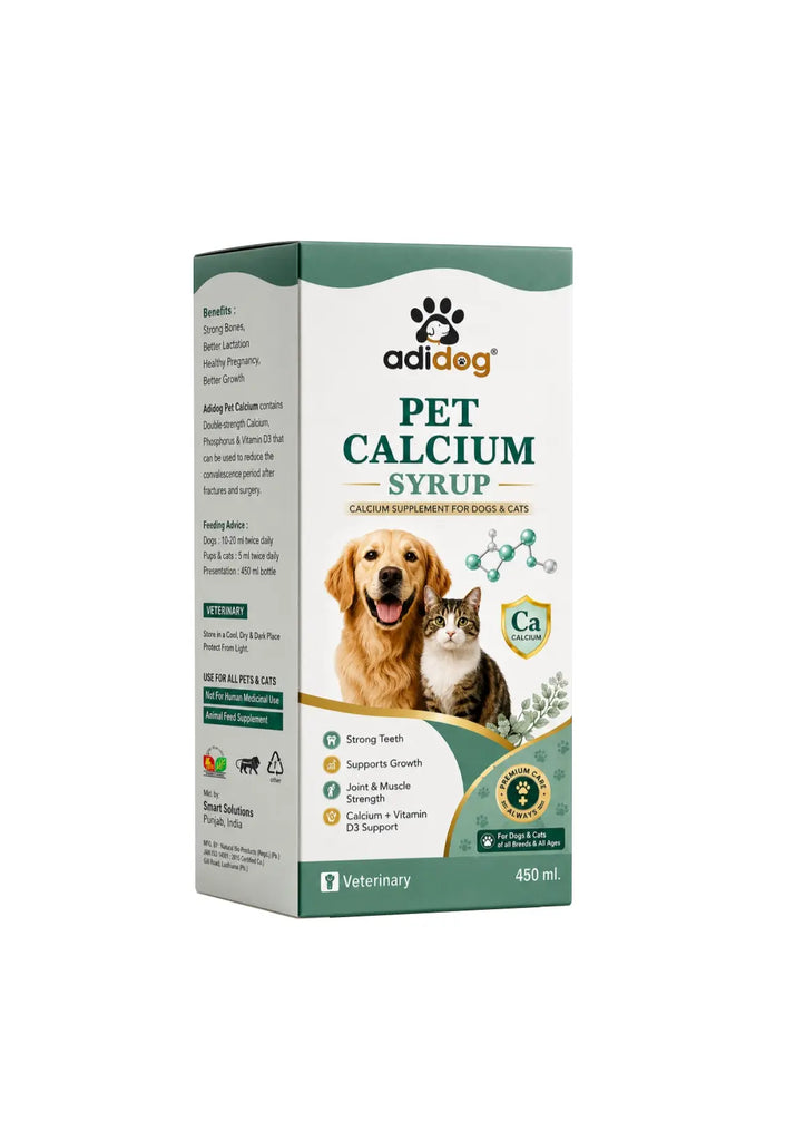 Adidog calcium syrup 450ml Amanpetshop-
