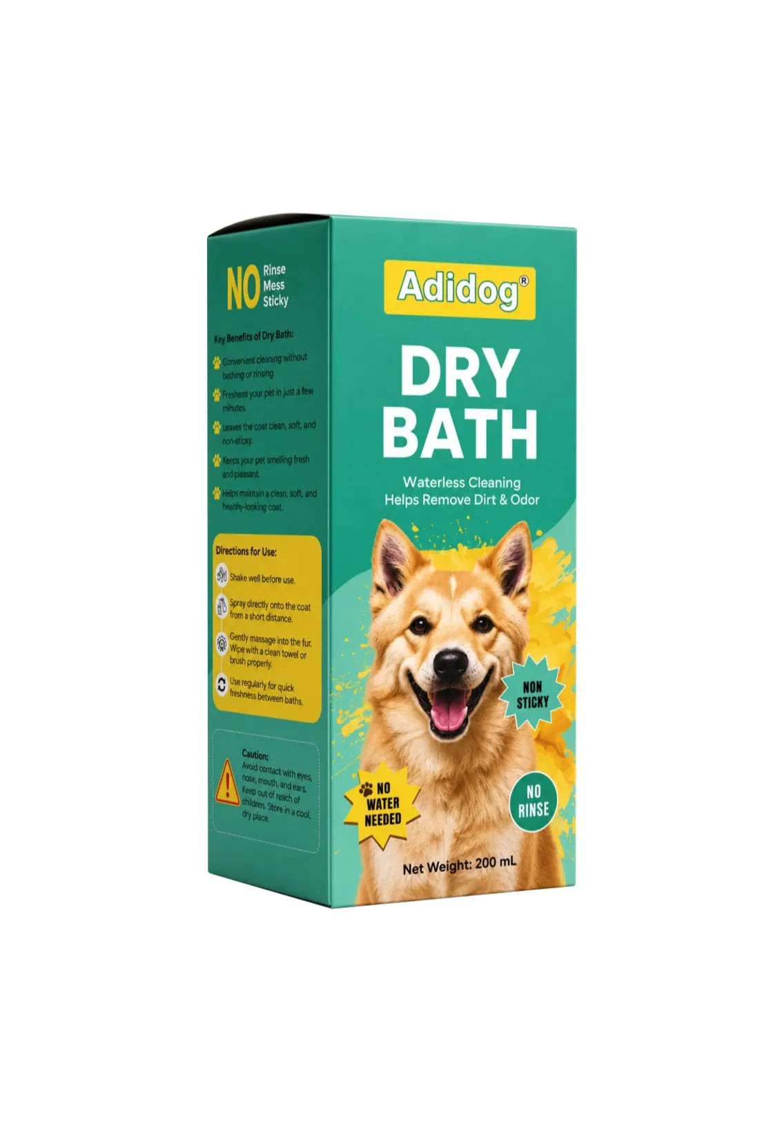 Adidog dry bath for dogs and cats Amanpetshop-