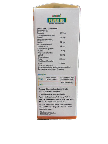Adidog fever go 60ml Amanpetshop-