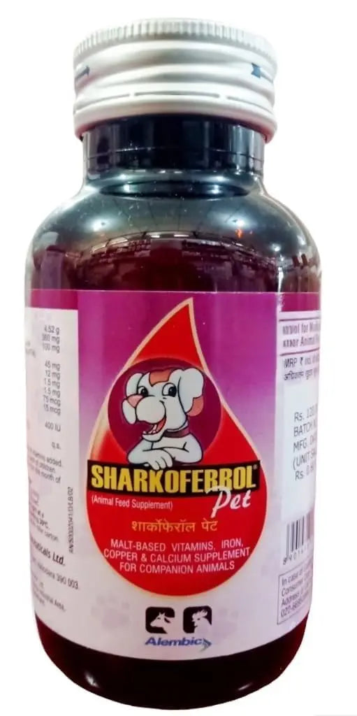 Alembic Sharkoferrol Syrup Calcium-Iron-Vitamin Supplement 200 GMS Altoran Ch
