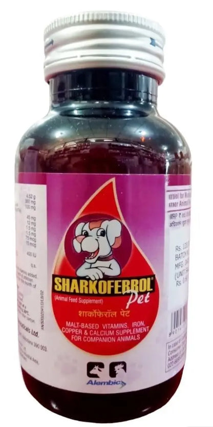 Alembic Sharkoferrol Syrup Calcium-Iron-Vitamin Supplement 200 GMS Altoran Ch