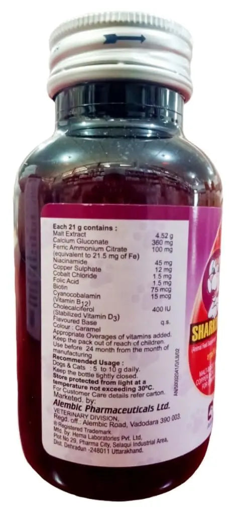 Alembic Sharkoferrol Syrup Calcium-Iron-Vitamin Supplement 200 GMS Altoran Ch