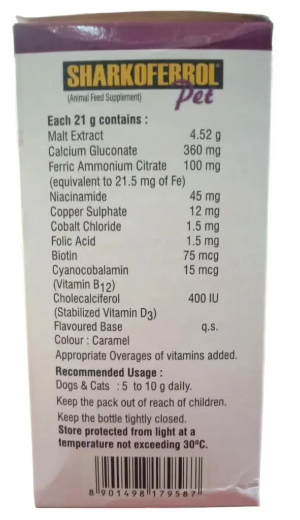 Alembic Sharkoferrol Syrup Calcium-Iron-Vitamin Supplement 200 GMS Altoran Ch