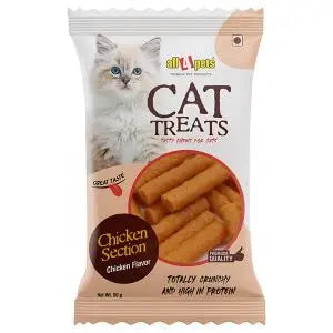 All4pets Cat Treats Chicken Section Chicken Flavour -50gm Each All4pets