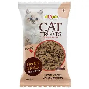 All4pets Cat Treats Dental Treat Chicken Flavour -50gm Each All4pets