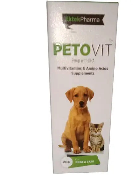 All4pets Pet-O-VIT Syrup 200 ml(Pack of 2) all4pets