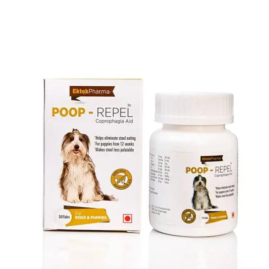 All4pets Poop Repel Tablets Coprophagia Aid for Dogs & Puppies(30 Tabs)(Pack of 2) all4pets