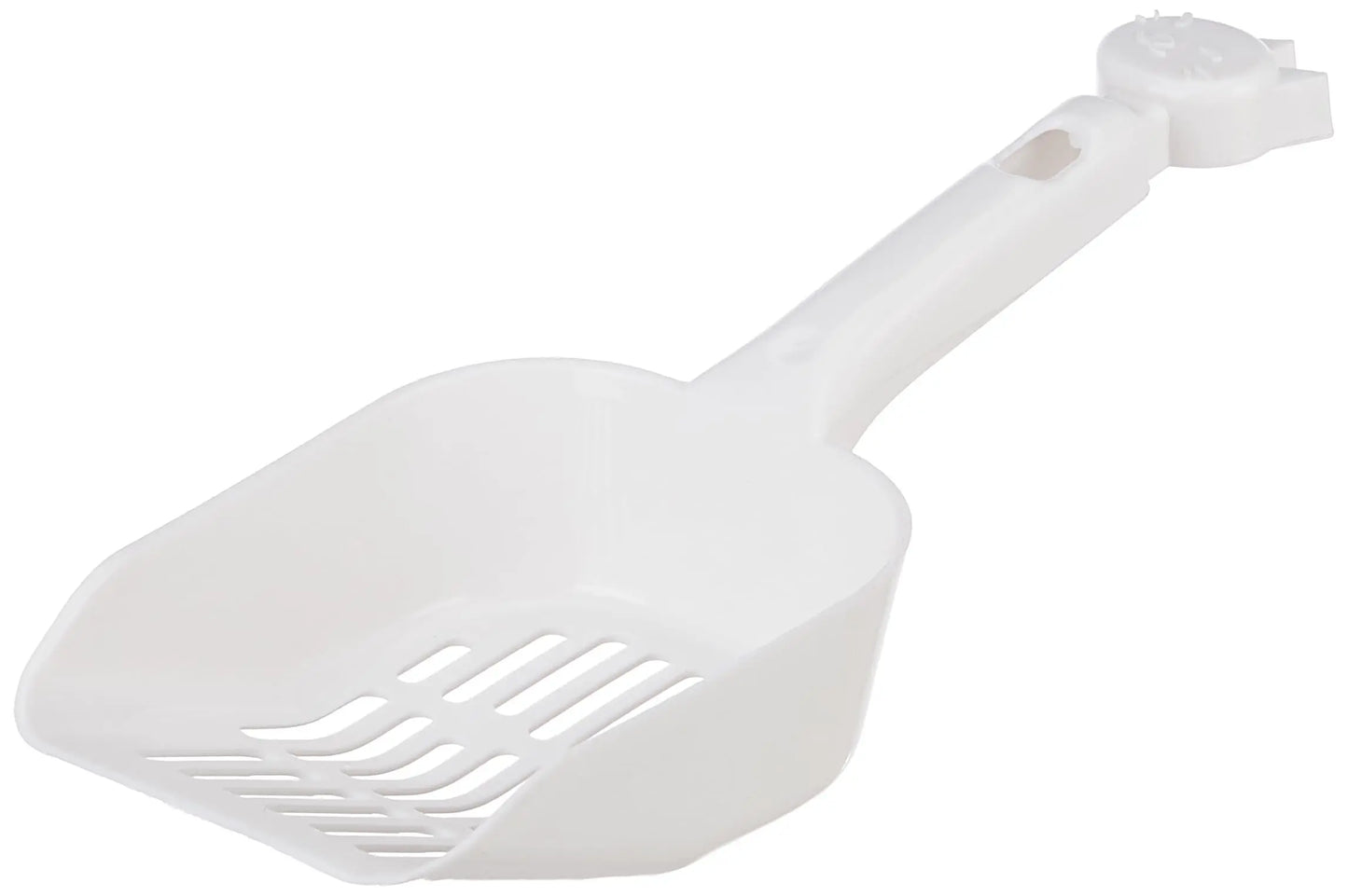 Amazon Basics Cat Litter Box Tray with Free Scooper | Semi Closed Design and Durable Quality | Suitable for All Adult Cats & Kittens, Pink amazon basics