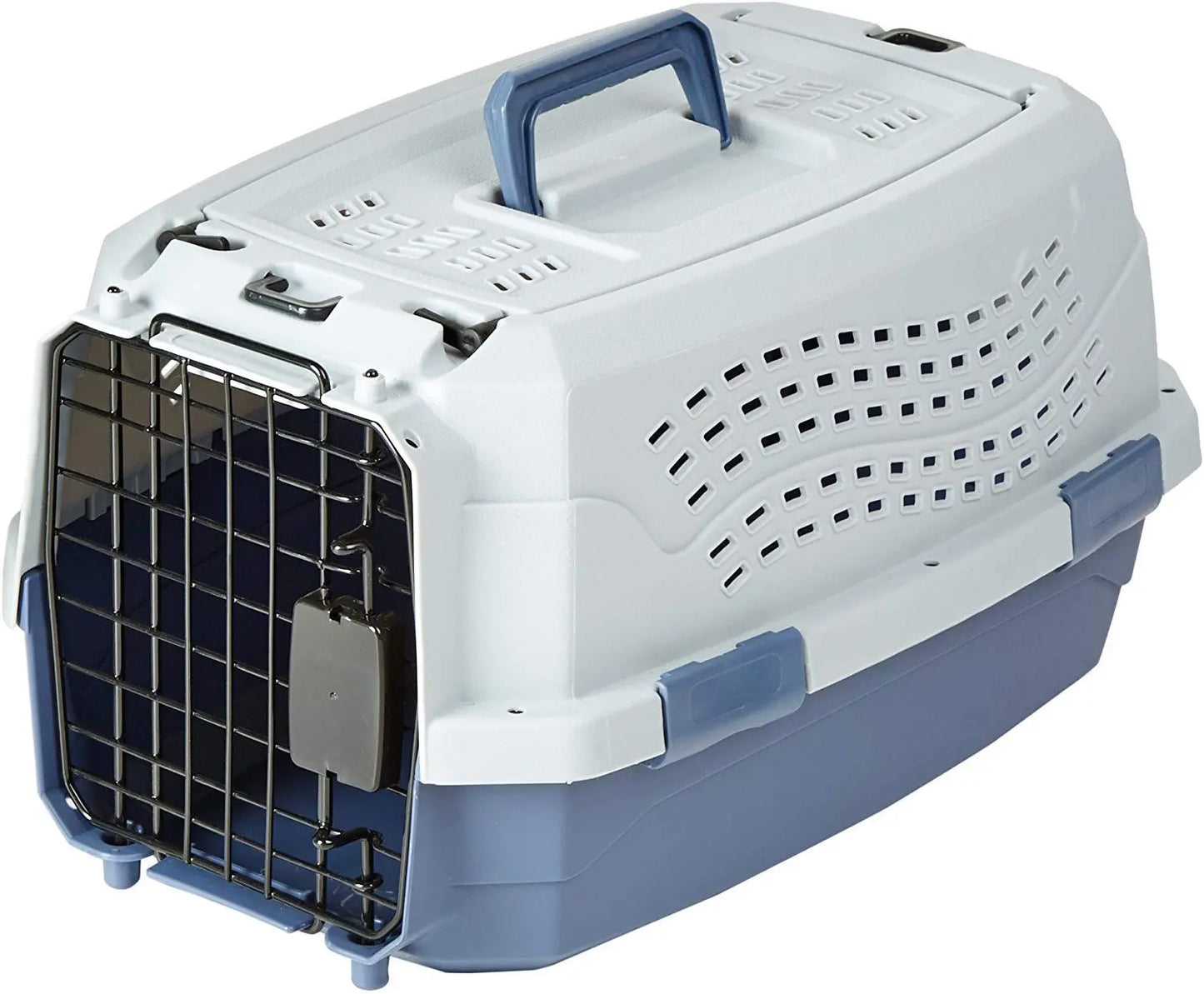 AmazonBasics Two Door Top Load Pet Carrier, Small Size |19-inch | Portable Airline Pet Carrier for Cats, Puppies and Kitten | Small amazon basics