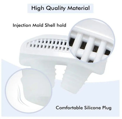 Anti-Snoring Device-2 in 1 Nose Vents Plugs Snore Stopper with Air Purifying Filter amanpetshop