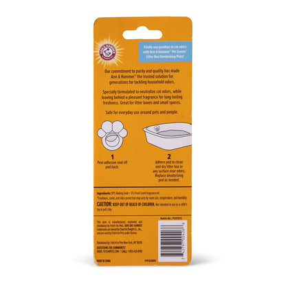 Arm & Hammer 2 Cat Litter Box Deodorizer, Fresh Breeze Scent, 30 Day Odor Control, 2 Pods ARM & HAMMER