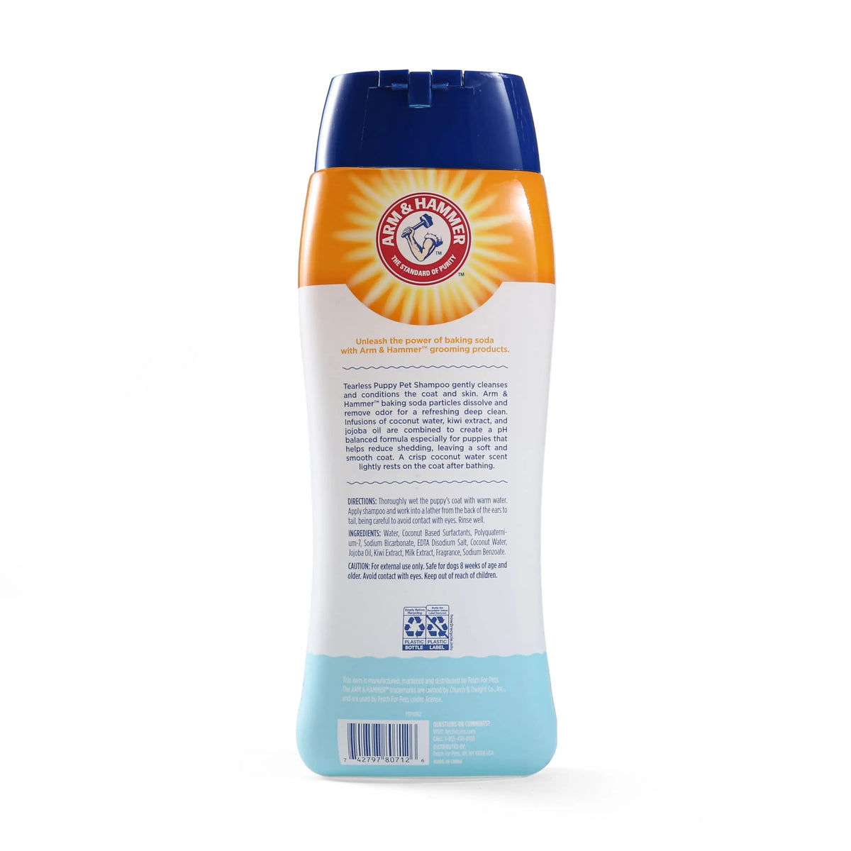 Arm & Hammer Tearless Puppy Shampoo | Best Tearless Shampoo for All Dogs and Puppies, 16 Ounces, Coconut Water Scent ARM & HAMMER