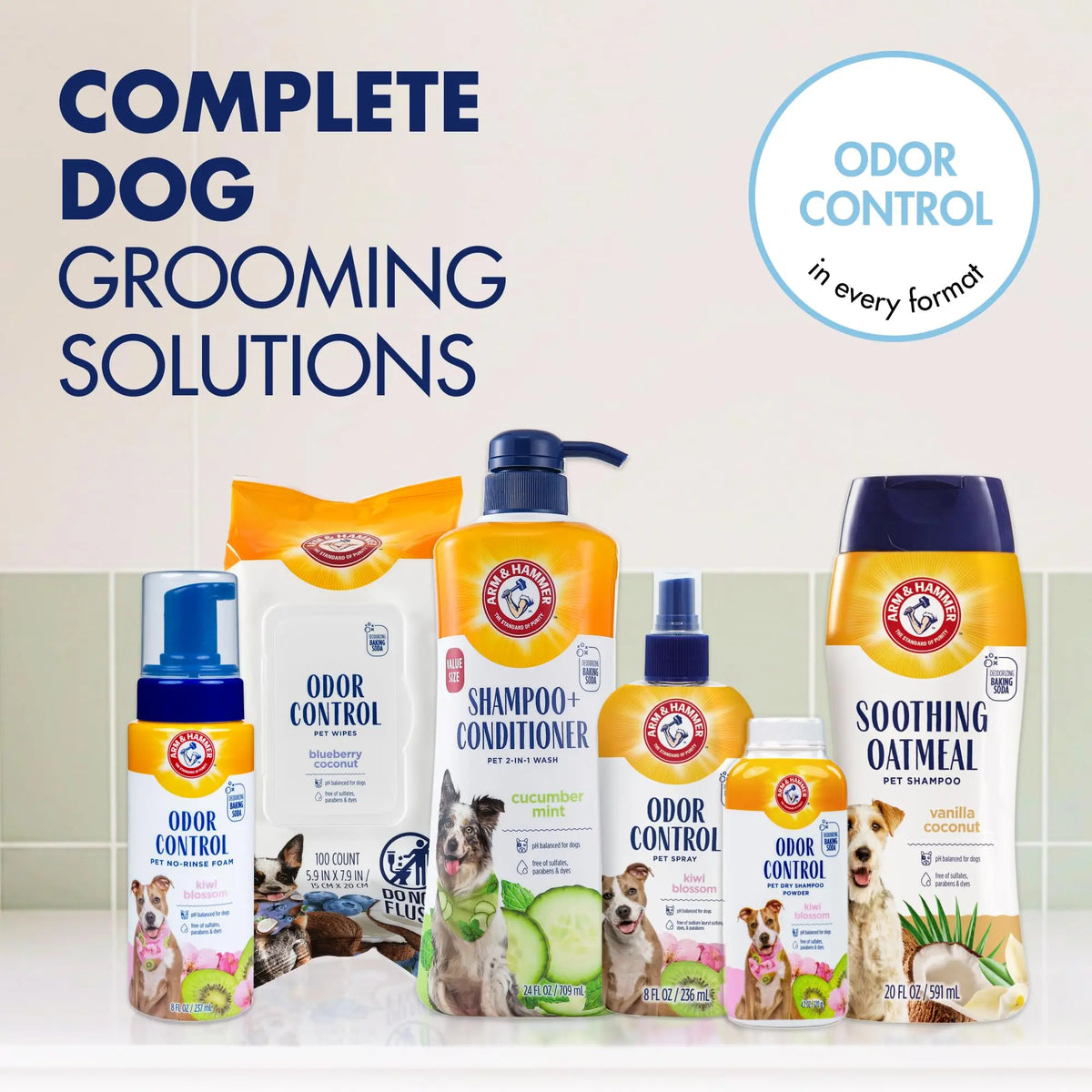 Arm & Hammer for Pets Soothing Oatmeal Pet Shampoo | Nourishing and Moisturizing Dog Shampoo with Gentle Cleansing Formula | Vanilla Coconut Scent, 20 oz Bottle Shampoo for Pets ARM & HAMMER