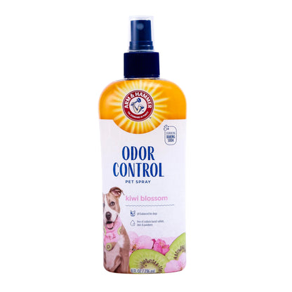 Arm & Hammer for Pets Super Deodorizing Spray for Dogs | Best Odor Eliminating Spray for All Dogs & Puppies | Fresh Kiwi Blossom Scent That Smells Great, 8 Ounces ARM & HAMMER